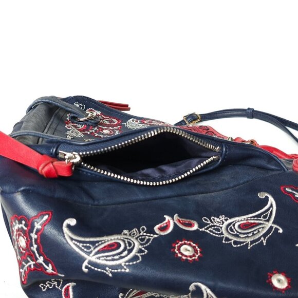 ATTRACTIVE Desigual BOHO BAG 20SAXPB9 Embroidered Romantic Whimsical - Picture 3 of 16